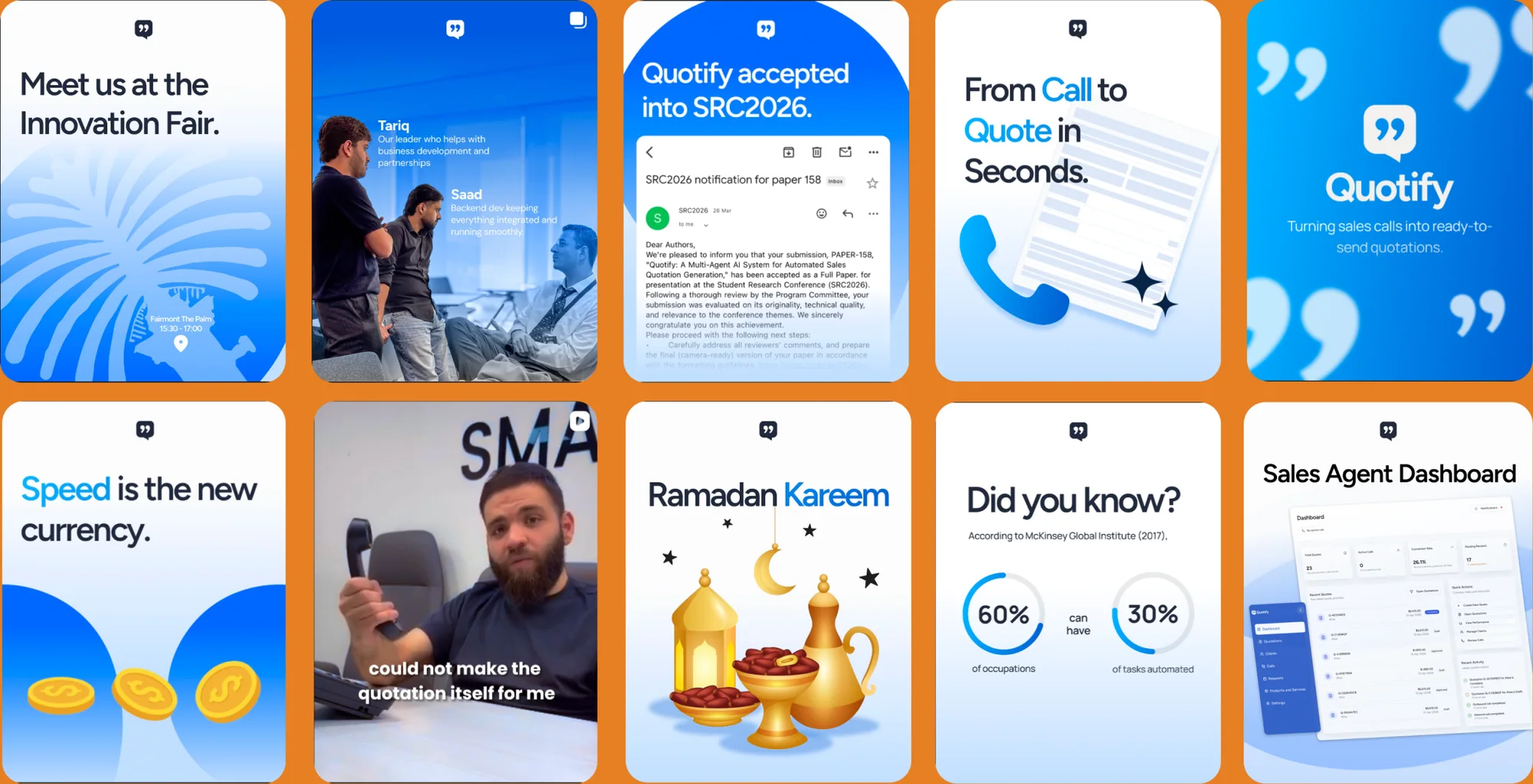Instagram campaign posts