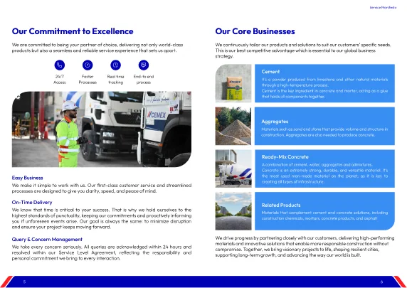 Our commitment to excellence spread